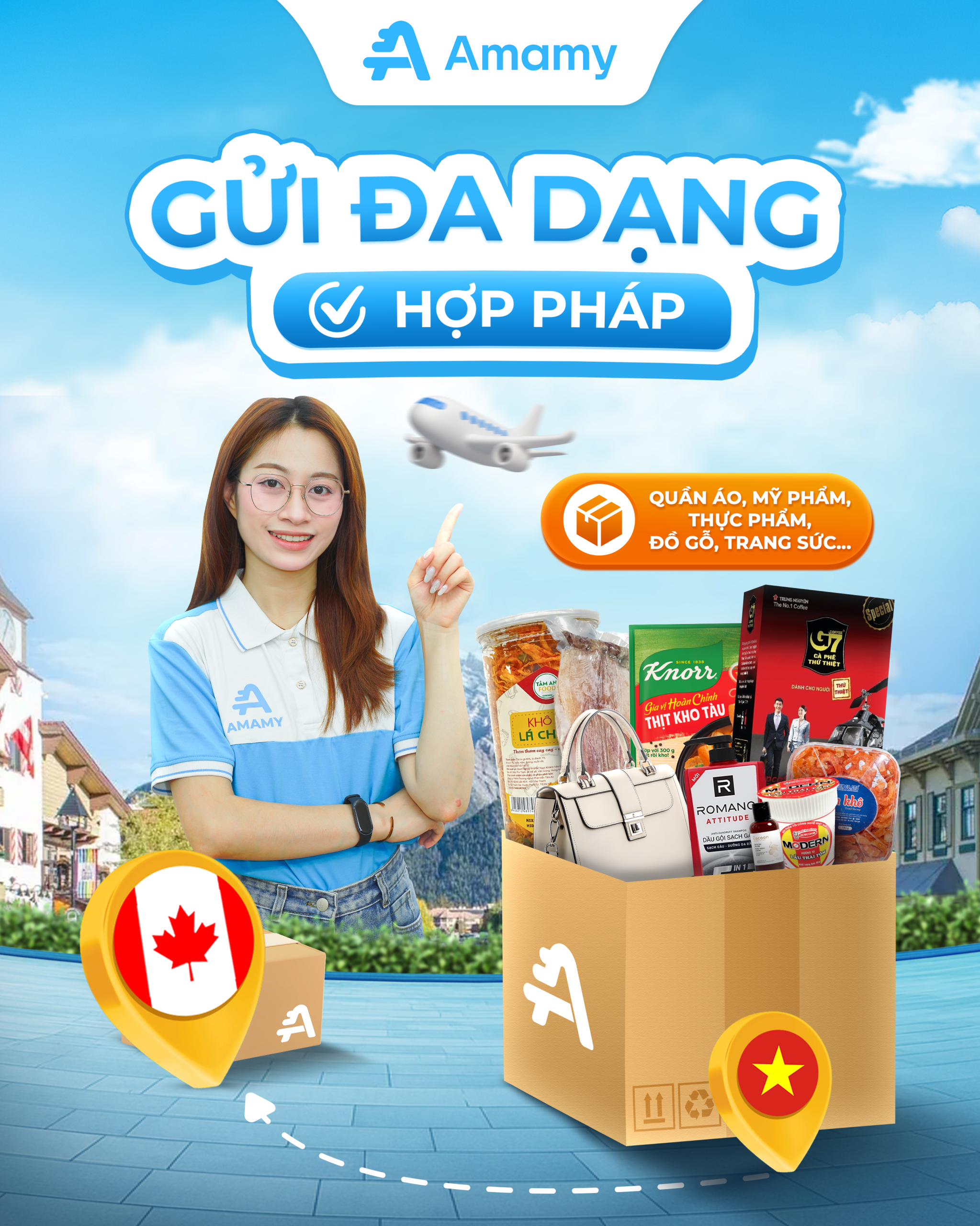 Gửi đa dạng mặt hàng – đúng quy định